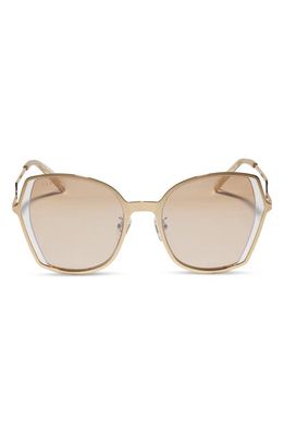 DIFF Donna III 53mm Square Sunglasses in Honey Crystal Flash