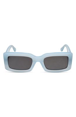 DIFF Indy 51mm Rectangular Sunglasses in Blue/Grey