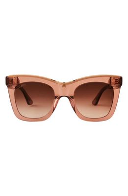 DIFF Kaia II 50mm Cat Eye Sunglasses in Cafe Ole /Brown