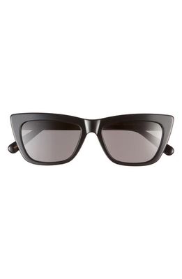DIFF Natasha 54mm Polarized Square Sunglasses in Grey/Black