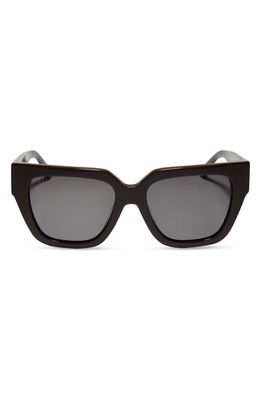 DIFF Remi II 53mm Polarized Square Sunglasses in Truffle/Grey