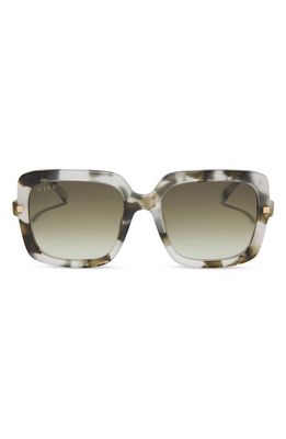 DIFF Sandra 54mm Gradient Square Sunglasses in Kombu/Olive Gradient