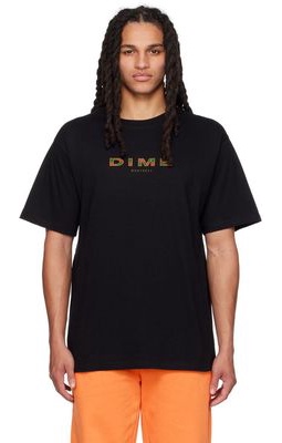 Dime Black Block Font T-Shirt