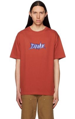 Dime Red Ghostly Font T-Shirt