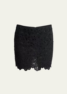 Dina Lace Mini Skirt