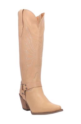Dingo Heavens to Betsy Knee High Western Boot in Natural