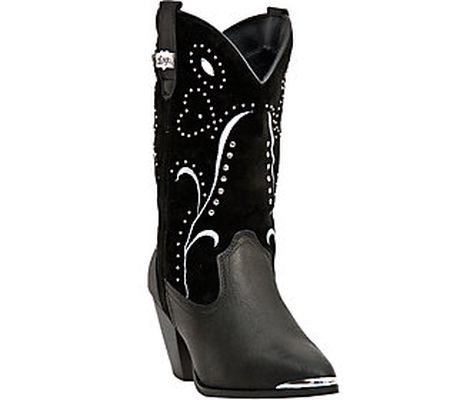 Dingo Leather Boots with Stud Detail - Ava