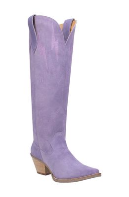 Dingo Thunder Road Cowboy Boot in Periwinkle
