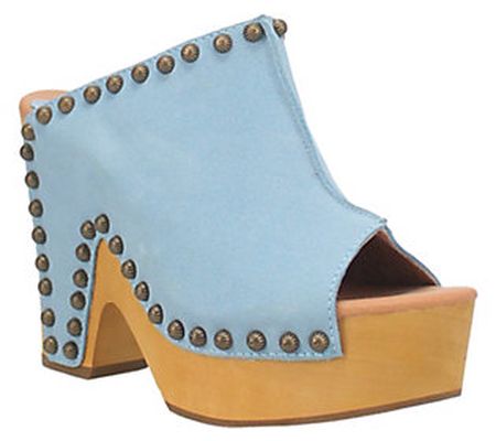 Dingo Women's Suede Platform Sandal - Peace N'Love