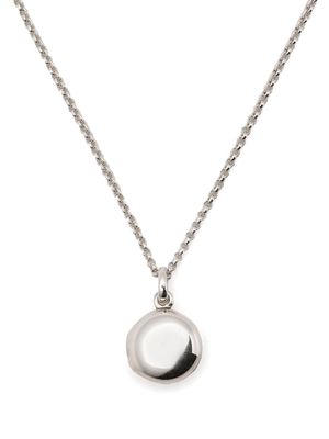 Dinny Hall Button Locket pendant necklace - Silver