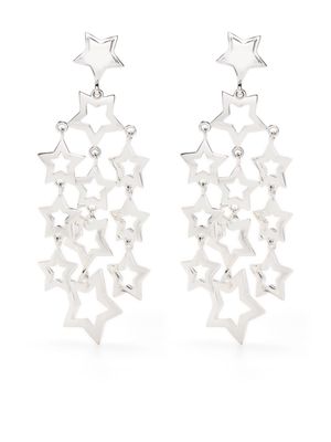 Dinny Hall Stargazer Estella Chandelier earrings - Silver