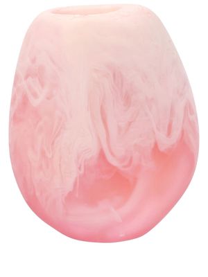 Dinosaur Designs medium resin stone vase - Pink