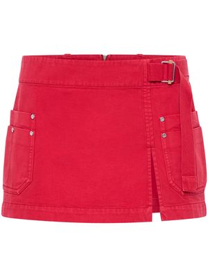 Dion Lee Apron wrap miniskirt - Red
