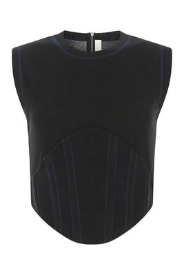 Dion Lee Black Cotton Top