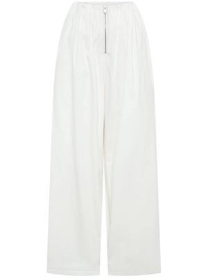 Dion Lee Blouson wide-leg trousers - White