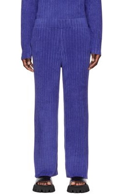 Dion Lee Blue Blueprint Trousers