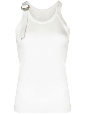 Dion Lee buckled tank top - White