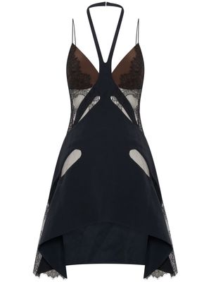 Dion Lee Butterfly Collage dress - Black