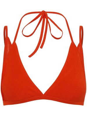 Dion Lee butterfly-style bra top - FLAME