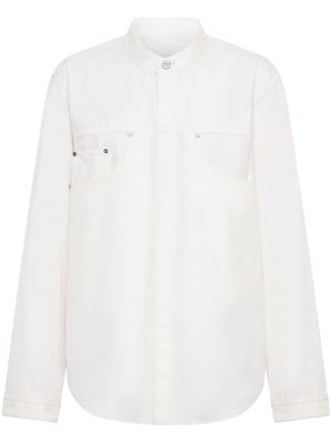 Dion Lee button-up denim shirt - White