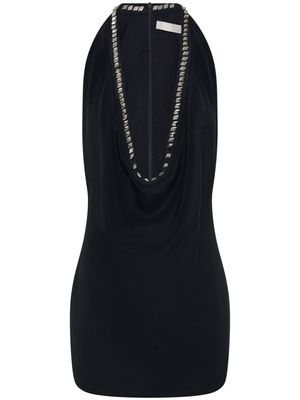 Dion Lee Circle cowl-neck minidress - Black