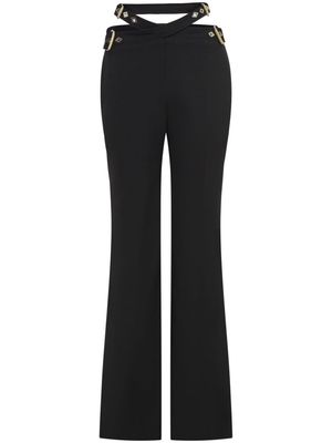 Dion Lee Constrictor bootcut trousers - Black