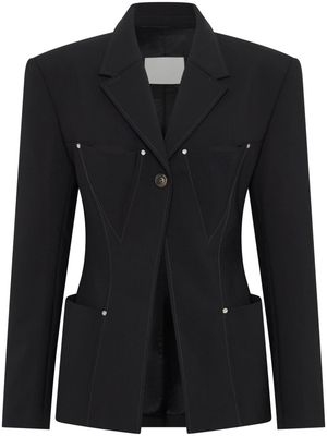 Dion Lee Construct Femme panelled blazer - Black