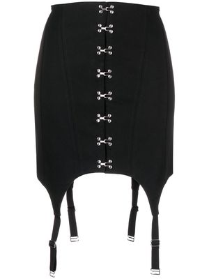 Dion Lee corset garter skirt - Black