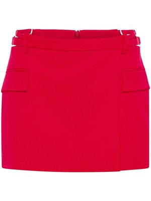 Dion Lee cut-out wrap miniskirt - Red