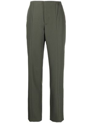 Dion Lee darted cigarette trousers - Green