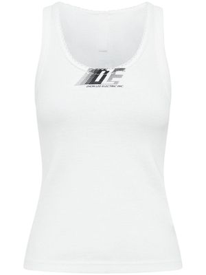 Dion Lee Dle lace-trim tank top - White