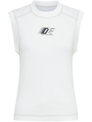 Dion Lee DLE Muscle organic-cotton tank top - White