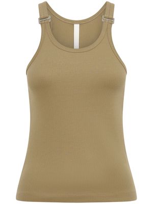 Dion Lee E-Hook ribbed tank top - Neutrals