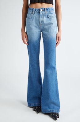 Dion Lee Faded Bootcut Jeans in American Blue