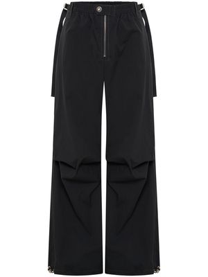 Dion Lee Flight panelled straight-leg trousers - Black