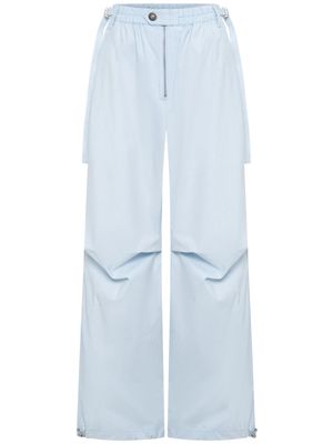 Dion Lee Flight panelled straight-leg trousers - Blue