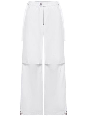 Dion Lee Flight panelled straight-leg trousers - White