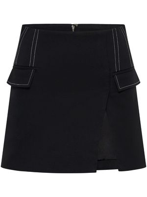 Dion Lee Frame high-waist miniskirt - Black