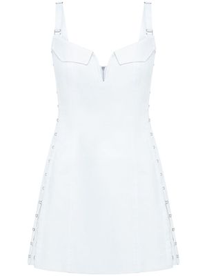 Dion Lee Hook & Eye Pocket dress - White