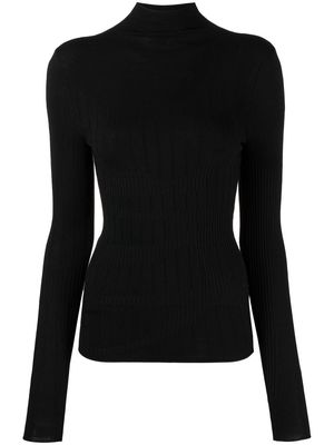 Dion Lee intarsia-detail knit jumper - Black
