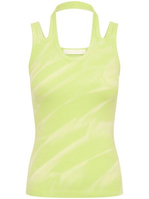 Dion Lee Interlink cut-out tank top - Yellow