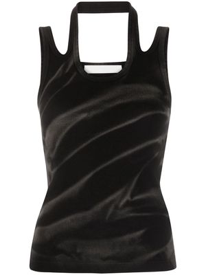 Dion Lee Interlink washed tank top - Black