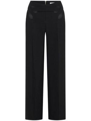 Dion Lee Interloop cut-out tailored trousers - Black