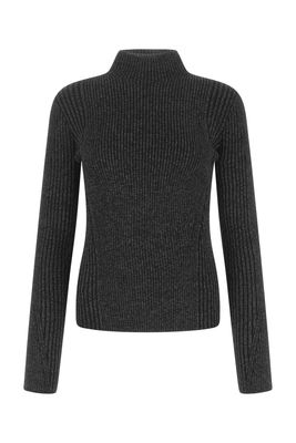 Dion Lee Melange Black Polyester Blend Sweater