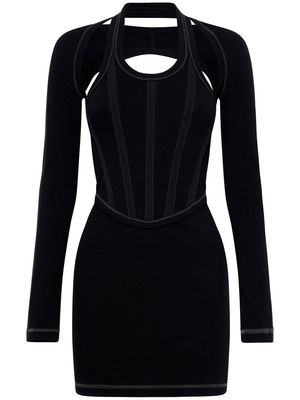 Dion Lee Modular Corset dress - Black
