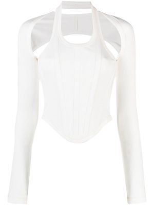 Dion Lee Modular corset top - Neutrals