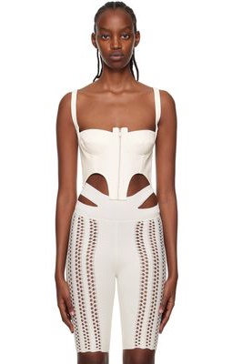 Dion Lee Off-White Double Arch Tank Top