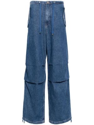 Dion Lee Parachute straight-leg jeans - Blue
