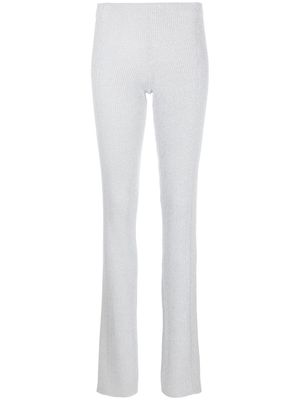 Dion Lee ribbed-knit slip-on trousers - Grey