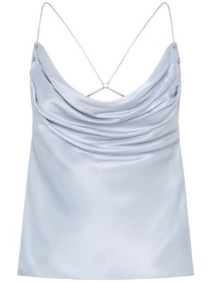 Dion Lee Rivet cowl-neck top - Grey